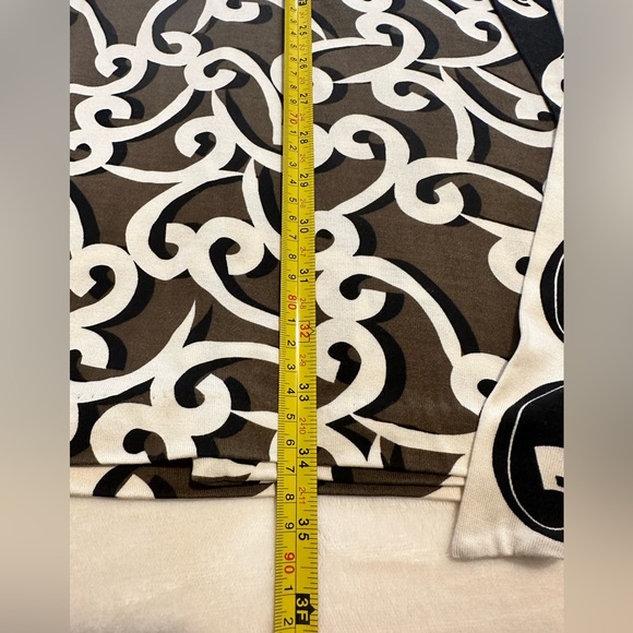 Diane Von Furstenberg Authentic Silk Wrap Dress Brown Black & White Size 2 - Picture 4 of 6